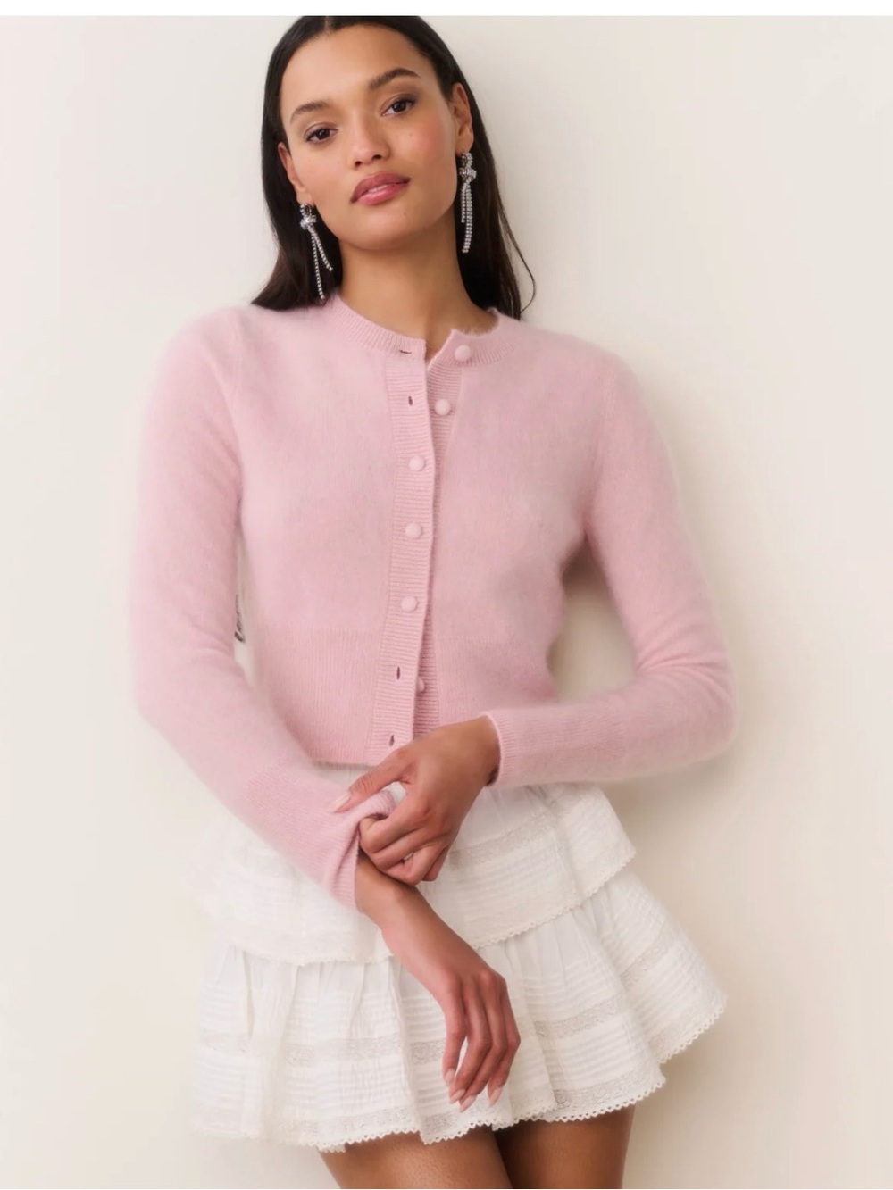 LoveShackFancy Cashmere Adeanne Cardigan NWT